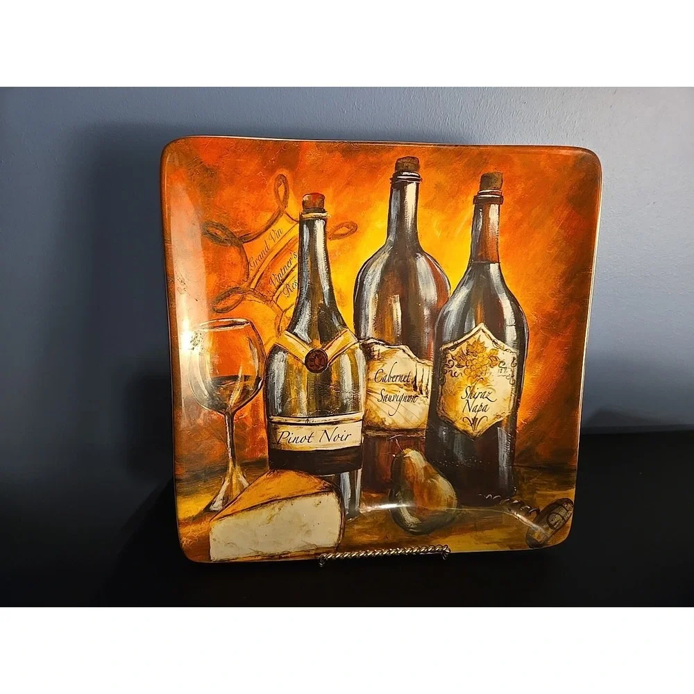 Certified International Wine Trio Gallery Grapes & Wine 10.75